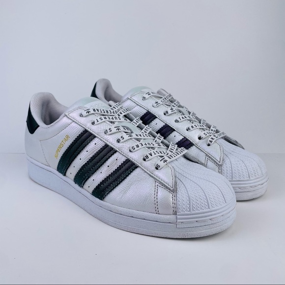 adidas | Shoes | Adidas Superstar Jewels White Iridescent Sneakers Shoes  Fv3396 Womens Size 85 | Poshmark
